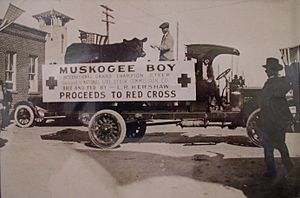Muskogee Boy on Truck