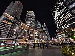 Nagoya Station at night01