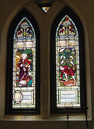 Newport Parish Church Interior Window