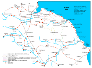 North yorkshire moors railway map