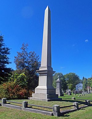 Obelisk in Spencertown Cemetery