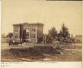 Pennsylvania, Gettysburg, Gateway of Cemetery - NARA - 533313