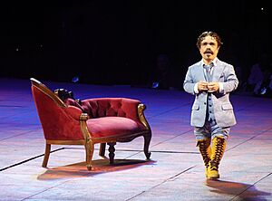 Peter Dinklage in 2025 Shakespeare in the Park performance of Twelfth Night 04 (cropped)