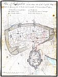 Plan of Bangalore (with the Attacks) taken by the English Army under the Command of the Rt. Honble. Earl Cornwallis - March 22nd 1791