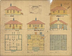 Plan of the Warwick Baby Clinic, 17 January 1923