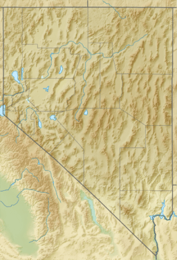 Location of Lake Lahontan in Nevada, USA.