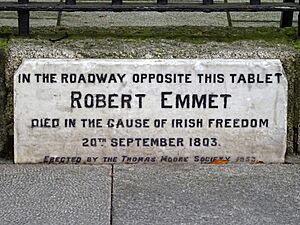 Robert Emmet Tablet - 131 Thomas Street Merchants Quay Dublin Ireland