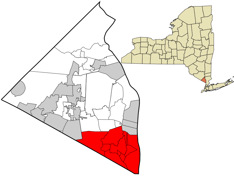 Image Rockland County New York incorporated and unincorporated areas
