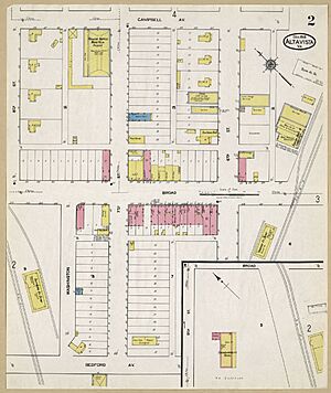 Sanborn Fire Insurance Map from Altavista, Campbell County, Virginia. LOC sanborn08969 002-2