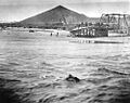Santa Cruz River Flood Tucson Arizona 1915