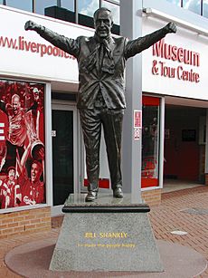 Shankly statue out front