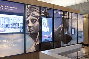 Sir Harry Gibbs Legal Heritage Centre Matrix Wall