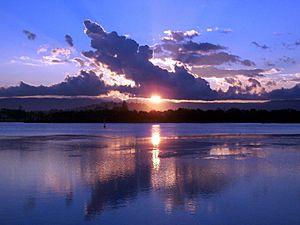 Sunset lake illawarra