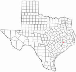 Location of Stagecoach, Texas