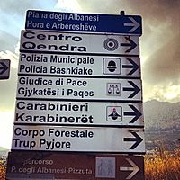 Tabelle italiano-albanese