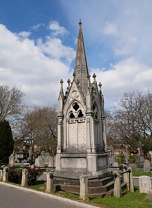 Tomb of James William Gilbart, West Norwood Cemetery (02)