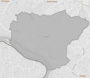 Travilah CDP Map from US Census