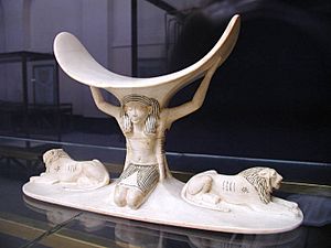 Tutankhamun headrest