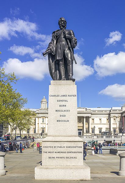 UK-2014-London-Statue of Charles James Napier.jpg