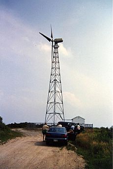 US Windpower Turbine at Equinox site