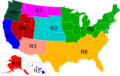 United States Forest Service Regions 1-10