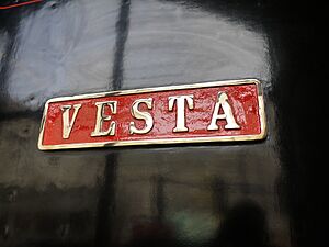 Vesta Locomotive Nameplate