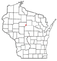 Location of Goodrich, Wisconsin