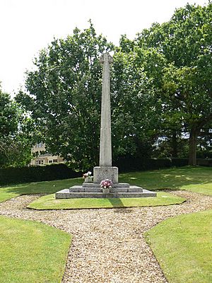 Colour photograph of the East Knoyle War Memorial