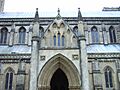 Wells cathedral north doorway