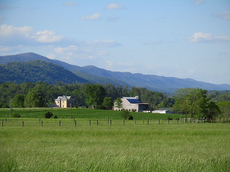Western View of Shenadoah Mountains