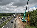 Widening of the M25 Motorway near South Mimms