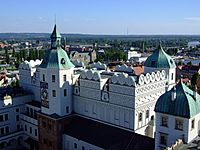 Zamek Ksiazat Pomorskich w Szczecinie (widok z wiezy)