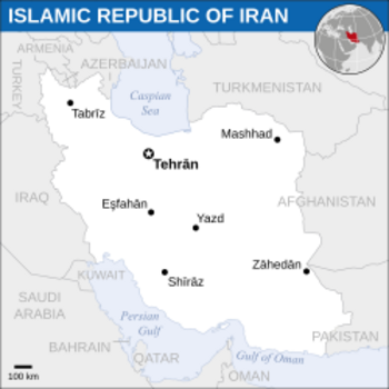 Iran - Location Map (2013) - IRN - UNOCHA.svg