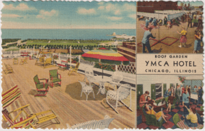 Roof Garden, YMCA Hotel, Chicago - Front